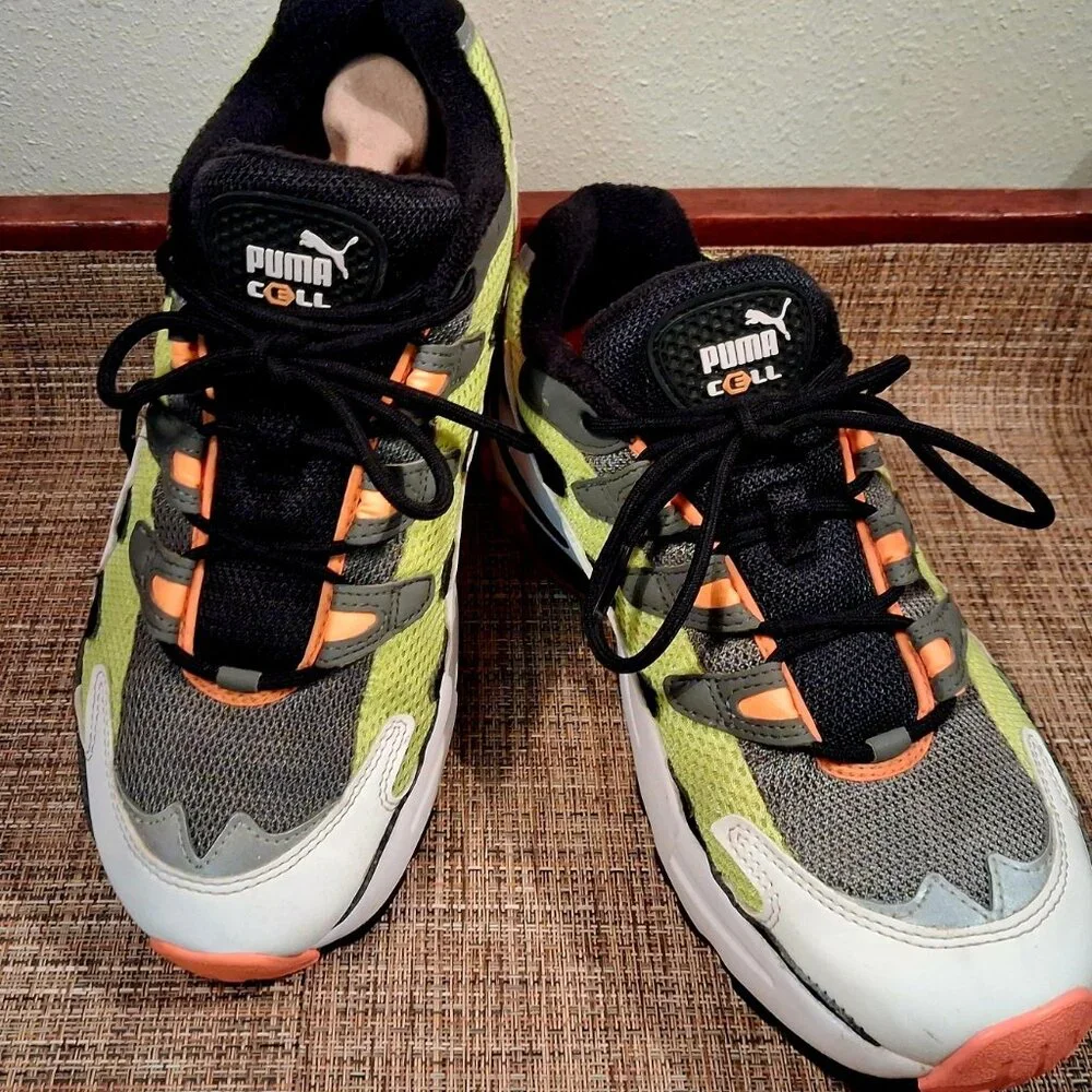 Puma Cell Alien OG M 369801-07 Yellow Alert/ Orange Men’s sz 10 - Picture 10 of 12